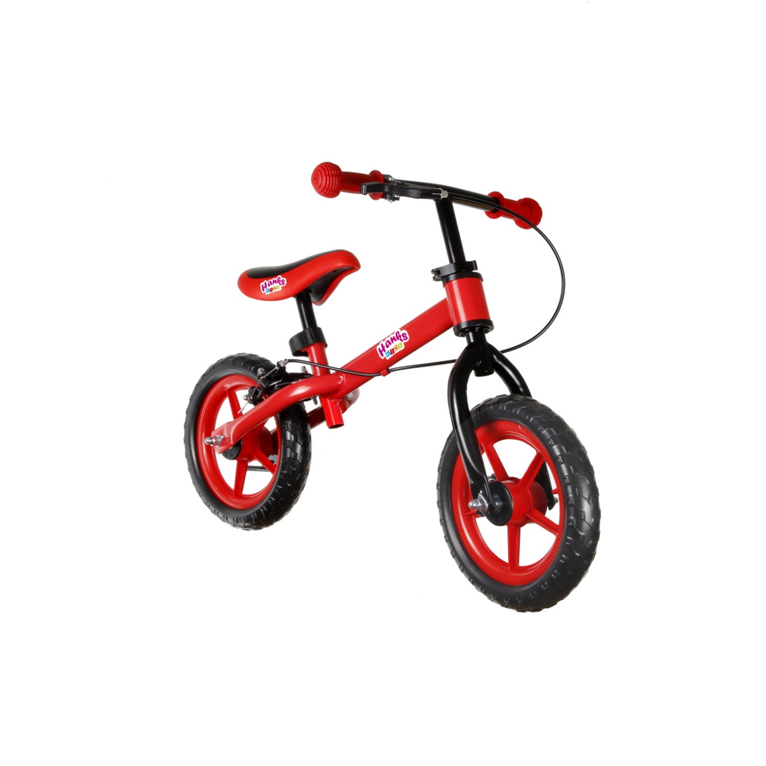HanksKids Safe Draisienne vélo pour Enfant avec Freins 12 Rouge
