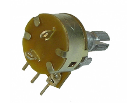 Potencjometr ośka 500K z wyłącznikiem L-16mm