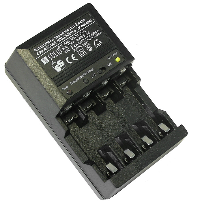Ładowarka akumulatorów R-03, R-06 Ni-Cd i Ni-MH MW 8168