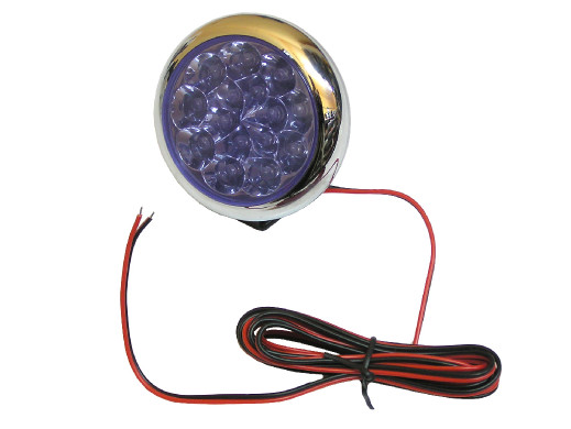 Lampa LED KW-101 niebieska 12V 15 led okrągłą