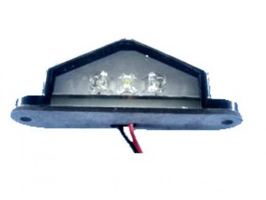 Lampa LED KW-300 biała 12V trójkątna