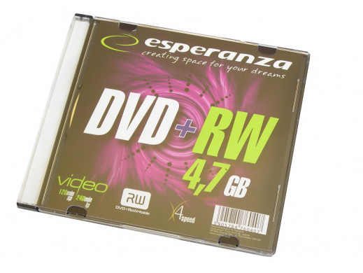 Płyta DVD +RW 4,7GB Esperanza Slim