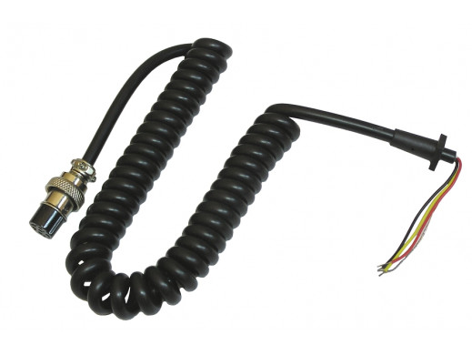Przewód, kabel CB mikrofonowy wtyk 6 pin