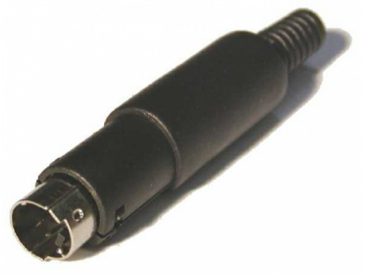 Wtyk SVHS 4 pin na kabel plastyk