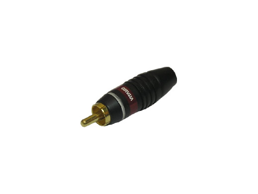 Wtyk cinch RW320 czarny na kabel Vitalco