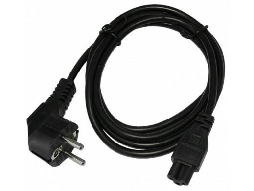 Przewód, kabel sieciowy do laptopów - koniczynka 1,2m-1,5m