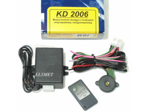 Moduł kontroli dostępu KD2006 z funkcjami antynapadowa i antporwaniowa 
z pilotem AMT