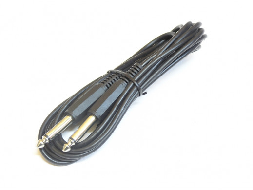 Przewód, kabel 6,3mm Jack wtyk-wtyk 3m mono plastyk