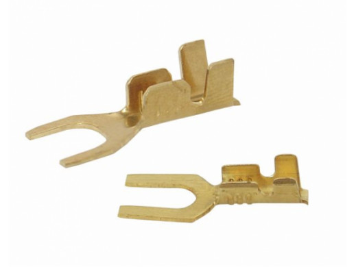1x Konektor widełki 5mm M5 nieizolowany