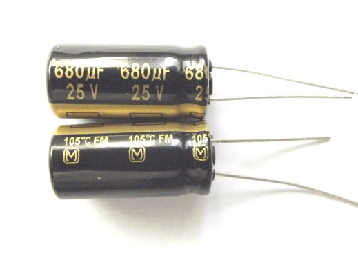 Kondensator elektrolityczny 680uf 25V 105c ESR