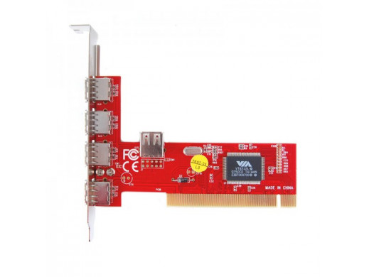 Kontroler PCI 4 Usb 1 port wewnętrzny Mint