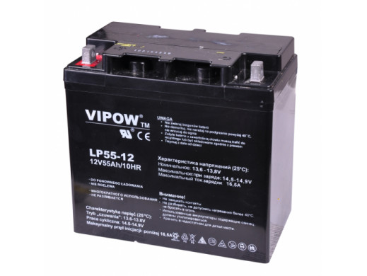 Akumulator żelowy 12V 55Ah Vipow