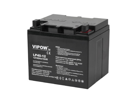 Akumulator żelowy 12V 40Ah Vipow