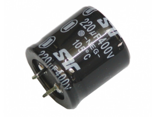 Kondensator elektrolityczny 220uF 400V 105C