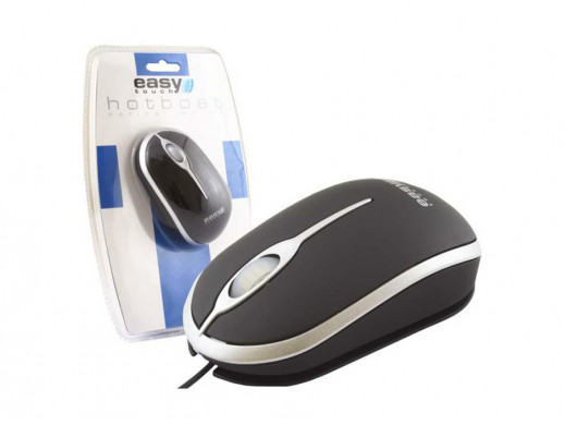 Myszka optyczna ET-107 USB Easy Touch czarna
