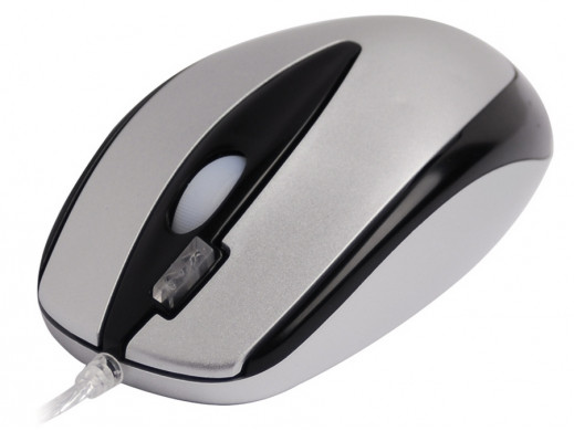 Mysz optyczna USB OP-3D-5 srebrna A4-TECH