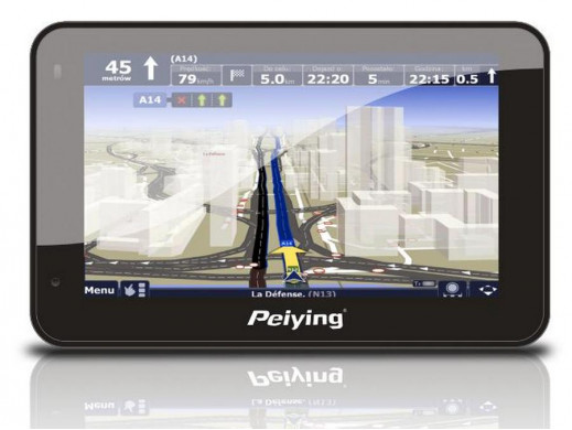 Nawigacja Peiying PY-GPS5005 Bluetooth, Internet, transmiter FM, bez mapy