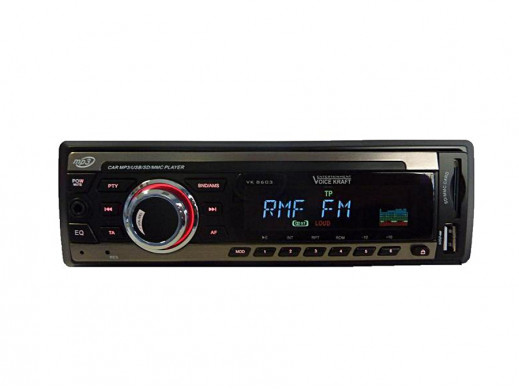 Radioodtwarzacz VK8603 MP3/USB/MMC/SD/AUX czerwone