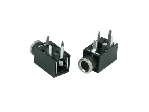 Gniazdo jack 2,5mm stereo montażowe