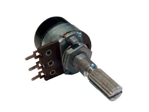 Potencjometr ośka długa 100K z wyłącznikiem