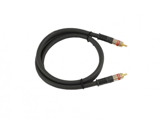 Przewód, kabel 1*1 cinch wtyk-wtyk 1,0m RKD150 coaxial Vitalco
