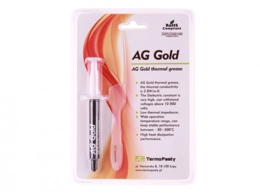 Pasta termoprzewodząca Gold 3g AG AGT-106
