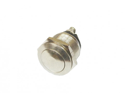 Przełącznik chwilowy 12mm zwierny okrągły wypukły PBS-M12-01 GQ12B-10J