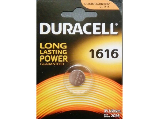 1x Bateria CR-1616 CR1616 DL1616 3V Duracell