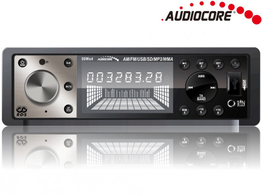 Radioodtwarzacz Audiocore AC9250B  MP3/WMA/USB/SD zdejmowany panel