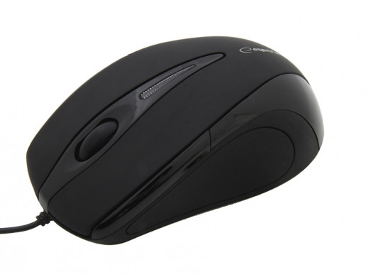 Mysz optyczna USB EM102K Esperanza Sirius czarna 800dpi