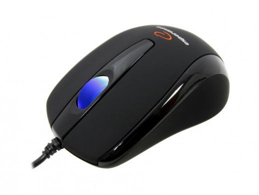 Mysz optyczna USB EM115K Esperanza Carina czarna 800dpi