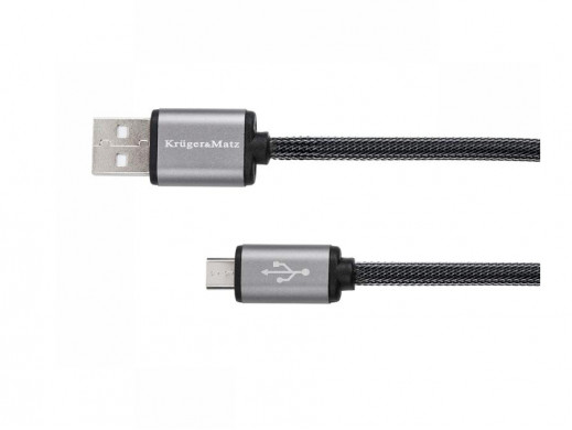 Przewód, kabel USB-microUSB 1.8m Kruger&Matz