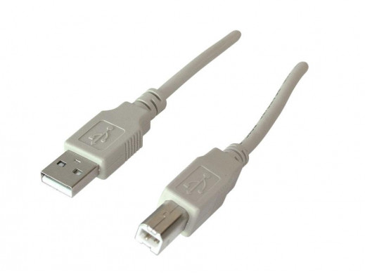Przewód USB wtyk A i wtyk B drukarka 1,8m USB 1,0