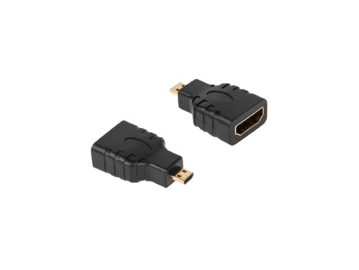 Adapter gniazdo HDMI - wtyk microHDMI 
