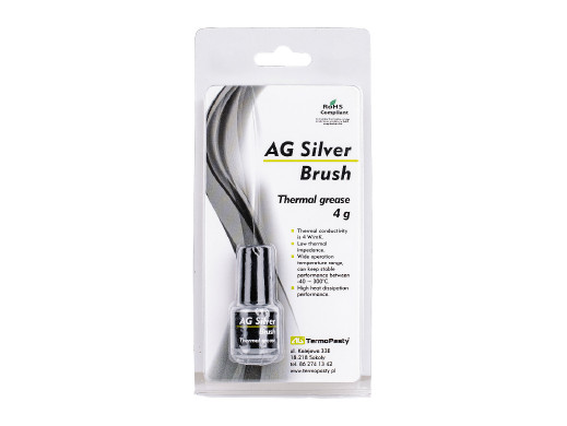Pasta termoprzewodząca AG Silver Brush 4g