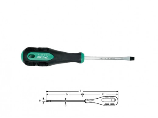 Wkrętak płaski 3.0 75mm 9FSD-201A ProsKit