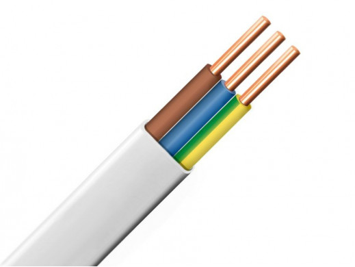 Kabel prądowy YDYP 3*1,5mm 450/750V płaski drut