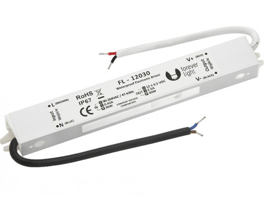 Zasilacz LED instalacyjny 12V 2,5A 30W PS12-2501