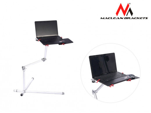 Uchwyt do laptopa uniwersalny Maclean MC-616 7-17"  max 15kg