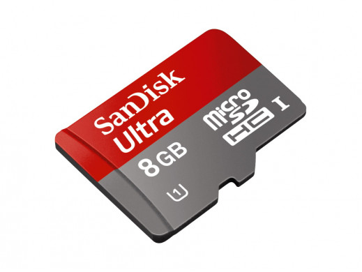 Karta pamięci micro SD 8GB + adapter SD klass 10 SanDisc ultra