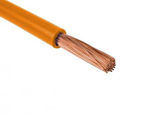 Kabel pojedyńczy LGYS 2.5mm pomarańczowy