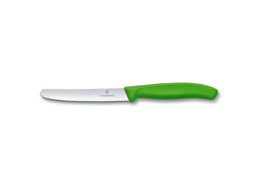 Nożyk uniwersalny ząbkowany 11cm Victorinox ziel.