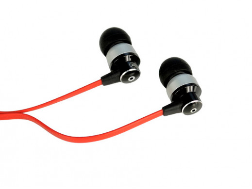 Słuchawki douszne z mikrofonem NuForce NE-600M czerwone