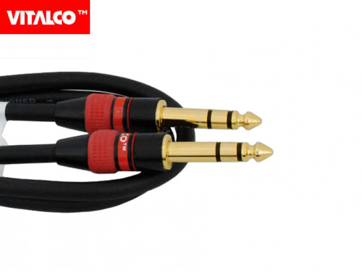 Przewód, kabel jack 6,3mm wtyk-wtyk stereo 5m MK63 Vitalco