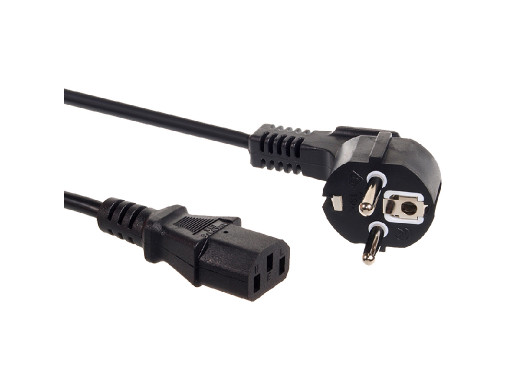Kabel zasilający Maclean, 3 pin, IEC C13, Wtyk EU, 1,5m, MCTV-691