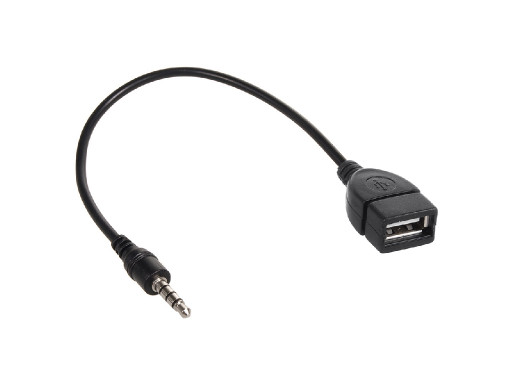 Przejściówka wtyk jack gniazdo USB Maclean, OTG, MCTV-693
