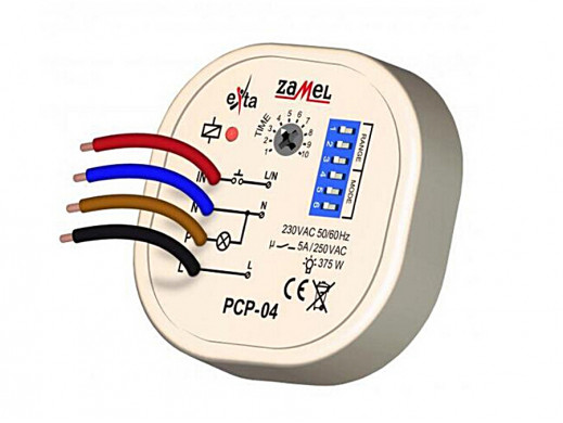 Przekaźnik czasowy PCP-04 230V AC Zamel