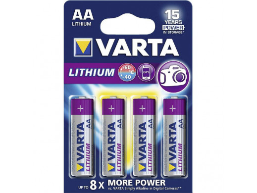 4 x bateria litowa Varta Lithium L91 R6 AA