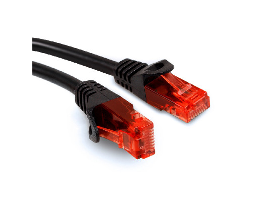 Przewód kabel patchcord UTP Maclean, wtyk-wtyk, cat6, 15m, czarny, MCTV-739