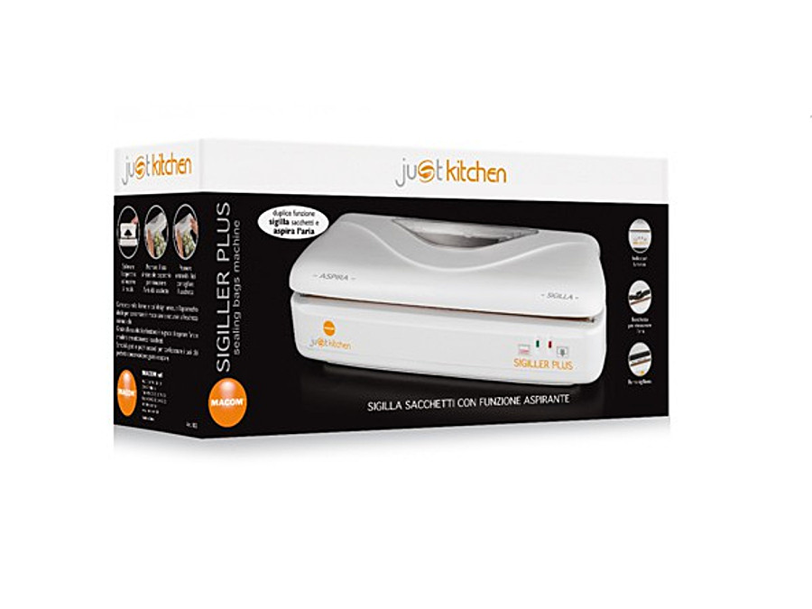 Sigillatrice Per Sacchetti Macom Just Kitchen - A Batteria, Per Conservazione Alimenti - Foto 2